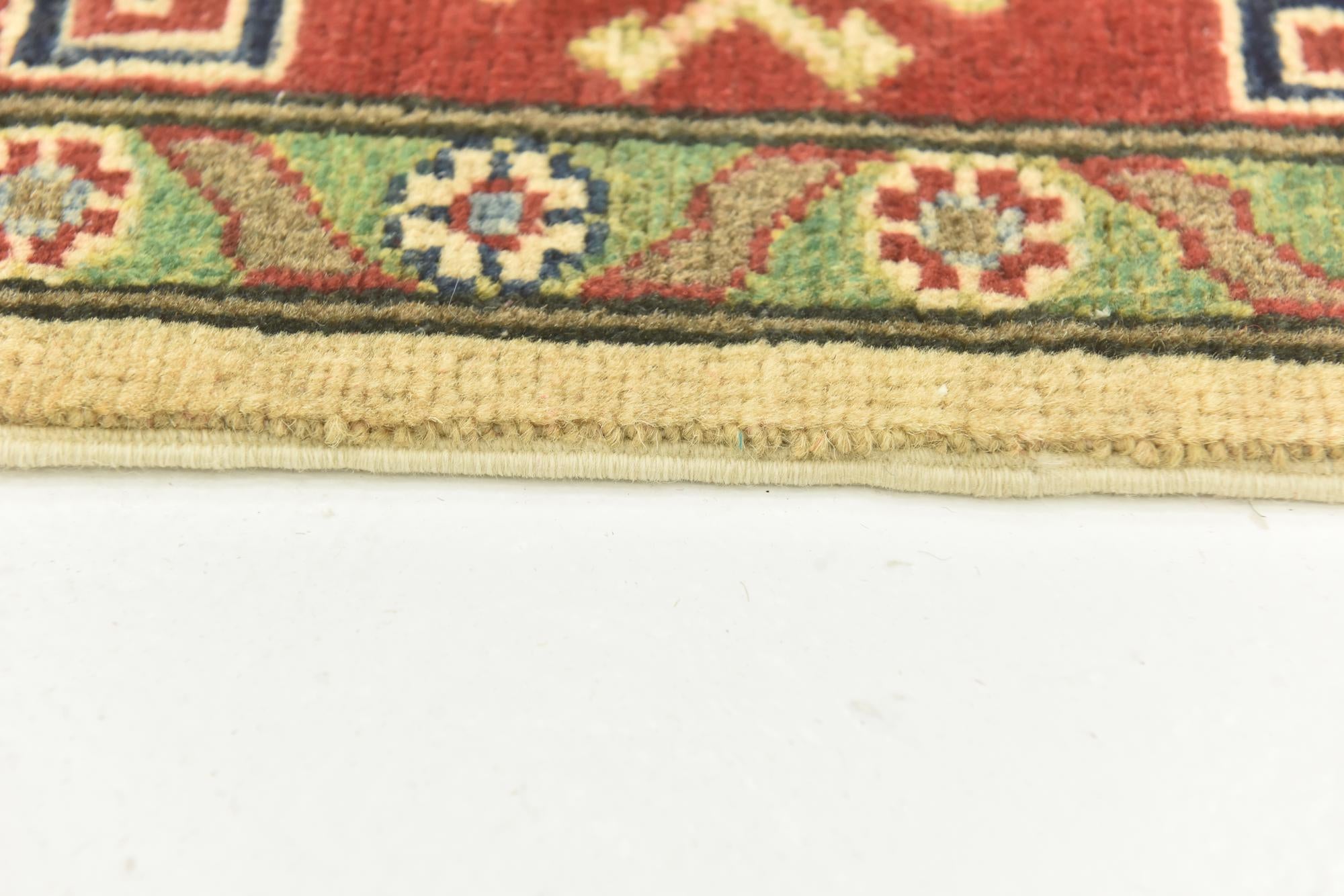 5' 8 x 7' 9 Hand Knotted Kazak Rug