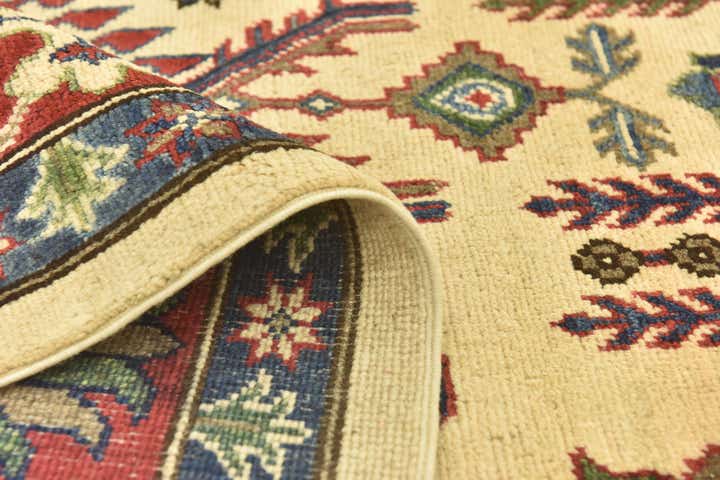 6' 5 x 10' 10 Hand Knotted Kazak Rug