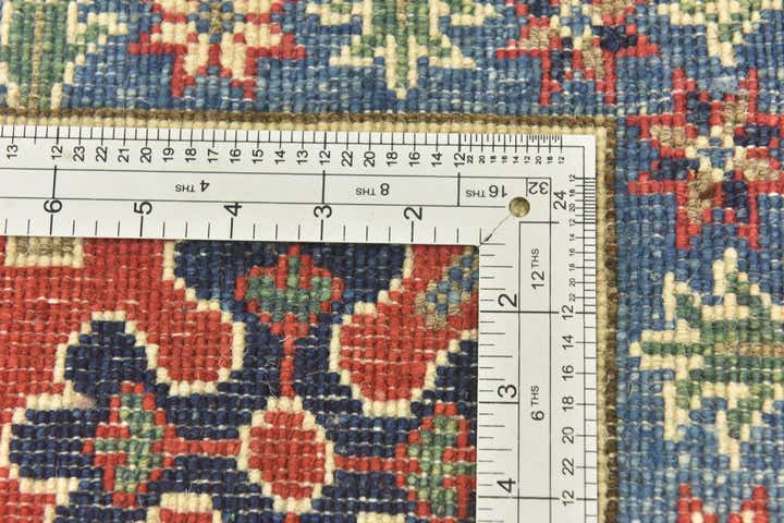 6' 5 x 10' 10 Hand Knotted Kazak Rug