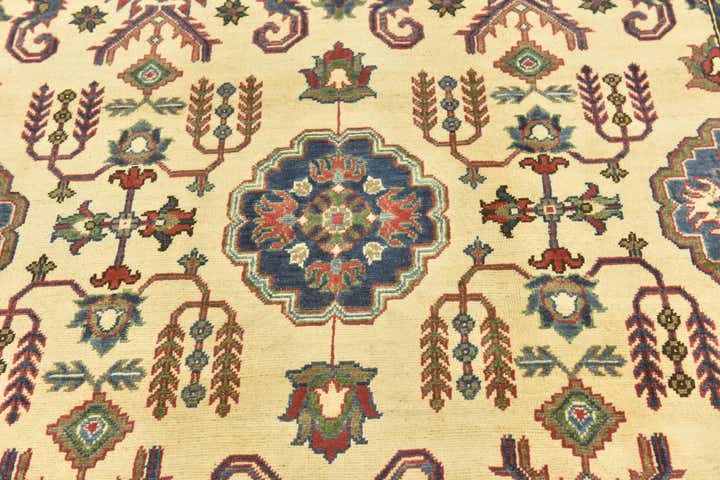 6' 5 x 10' 10 Hand Knotted Kazak Rug