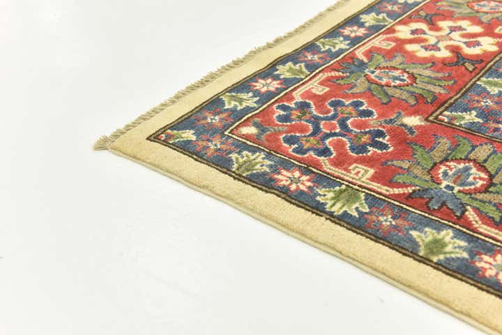 6' 5 x 10' 10 Hand Knotted Kazak Rug