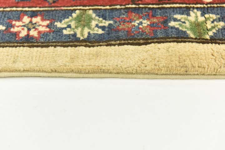 6' 5 x 10' 10 Hand Knotted Kazak Rug