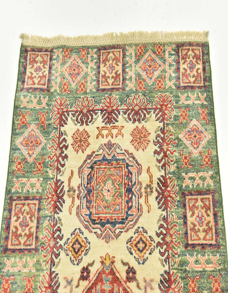 Detail image of 2' 8 x 4' Hand Knotted Kazak Oriental Rug