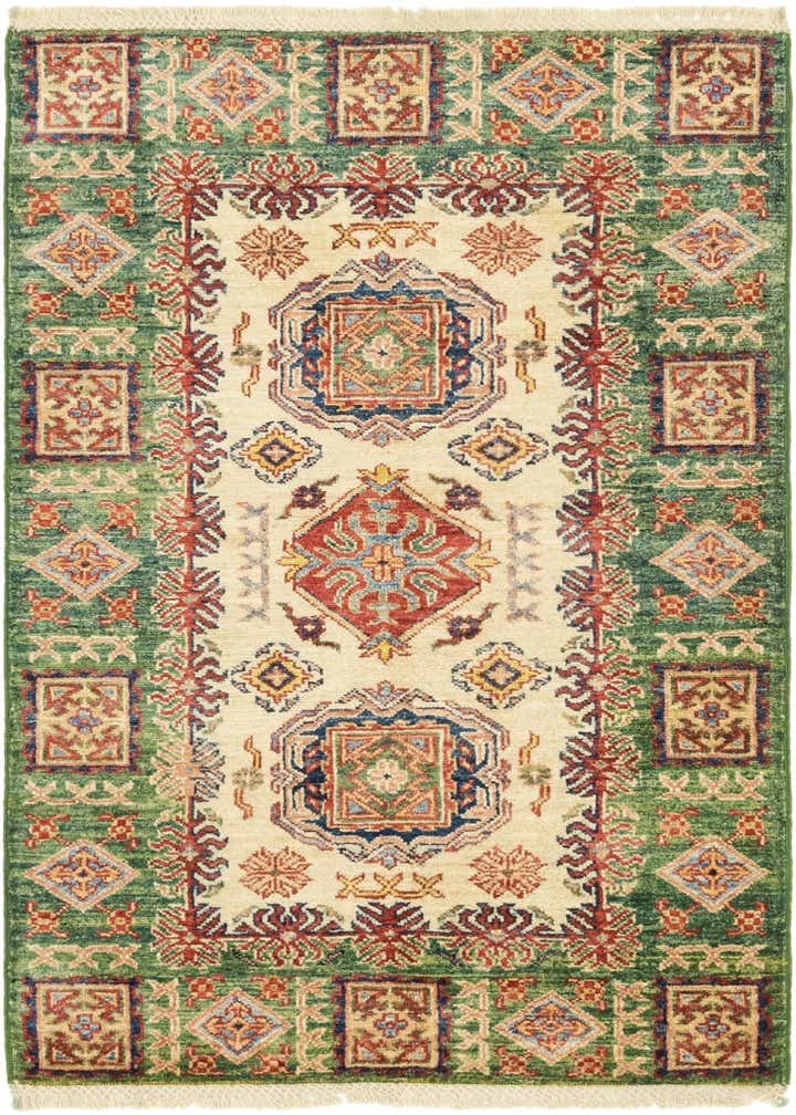 2' 8 x 4' Hand Knotted Kazak Oriental Rug