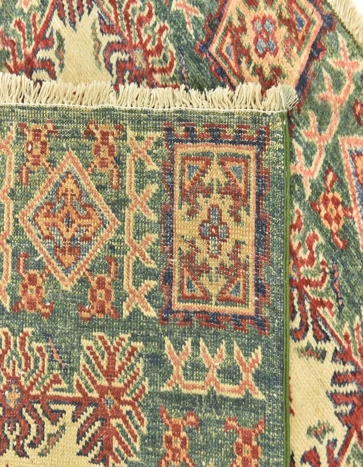 Detail image of 2' 8 x 4'  Hand Knotted Kazak Oriental Rug