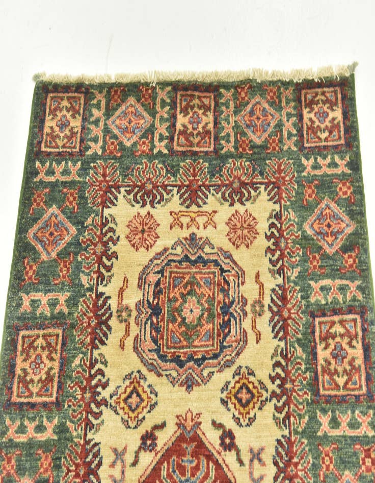 Detail image of 2' 8 x 4'  Hand Knotted Kazak Oriental Rug