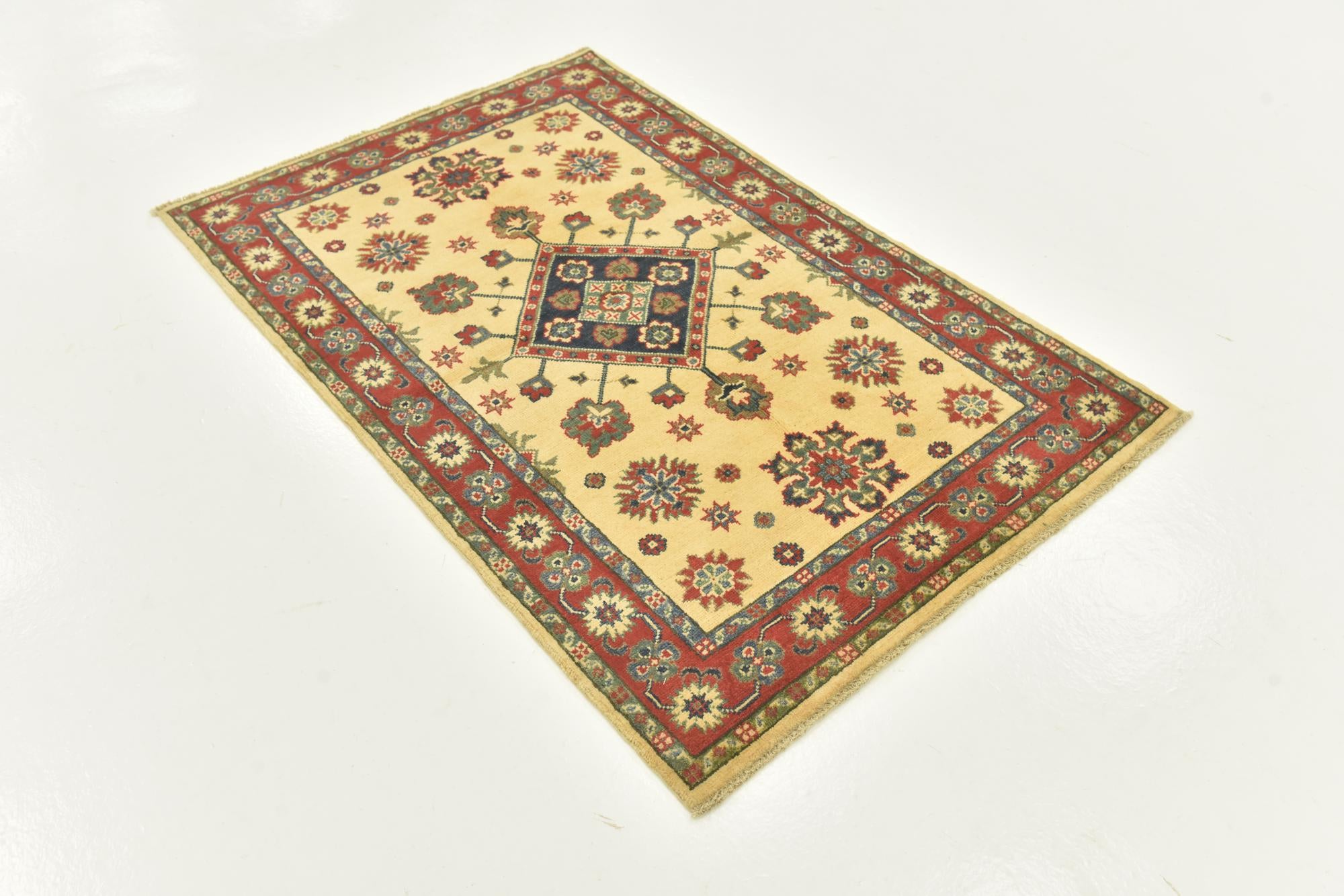 3' 5 x 5' 3 Hand Knotted Kazak Oriental Rug