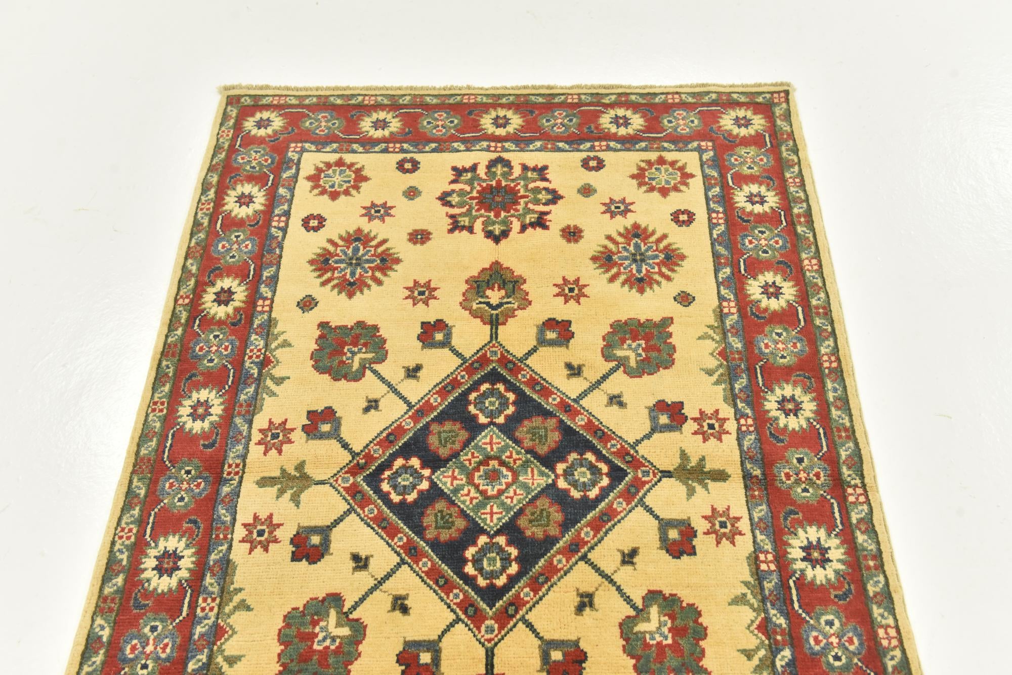 3' 5 x 5' 3 Hand Knotted Kazak Oriental Rug