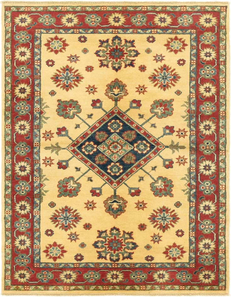 Detail image of 3' 5 x 5' 3 Hand Knotted Kazak Oriental Rug