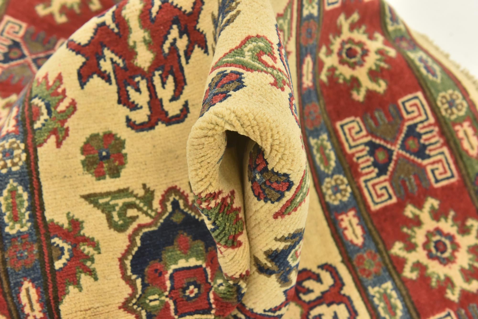 4' x 6' Hand Knotted Kazak Rug