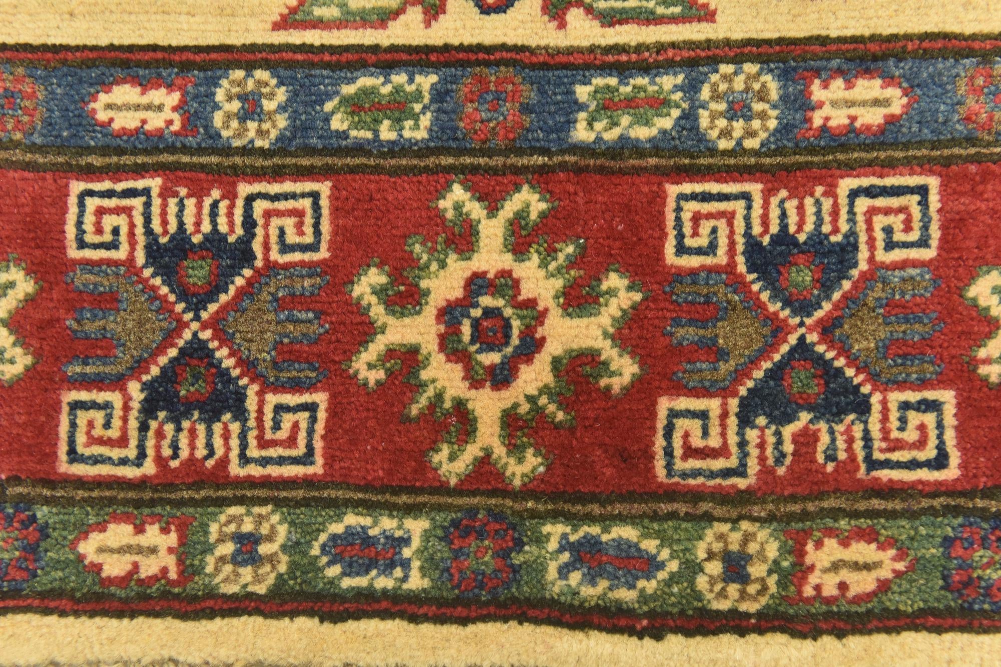 4' x 6' Hand Knotted Kazak Rug