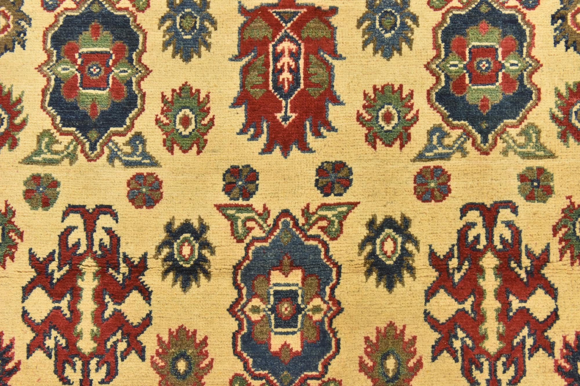 4' x 6' Hand Knotted Kazak Rug