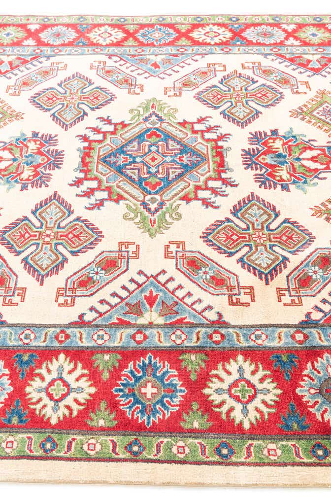6' 6 x 9' 7 Hand Knotted Kazak Rug