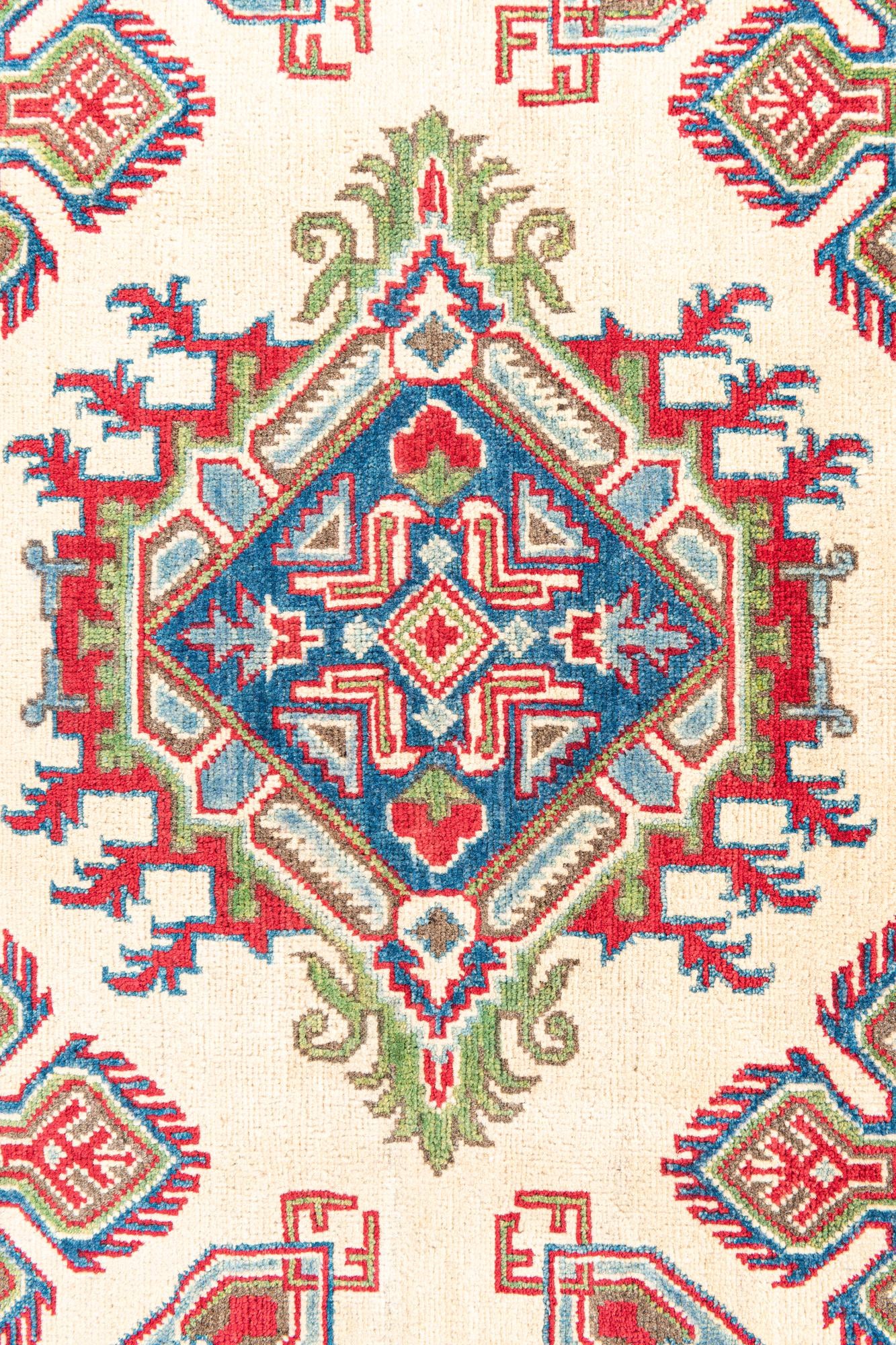 6' 6 x 9' 7 Hand Knotted Kazak Rug
