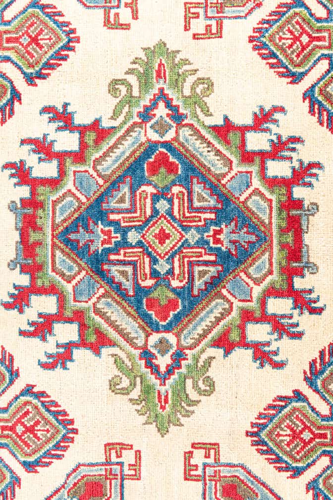 6' 6 x 9' 7 Hand Knotted Kazak Rug