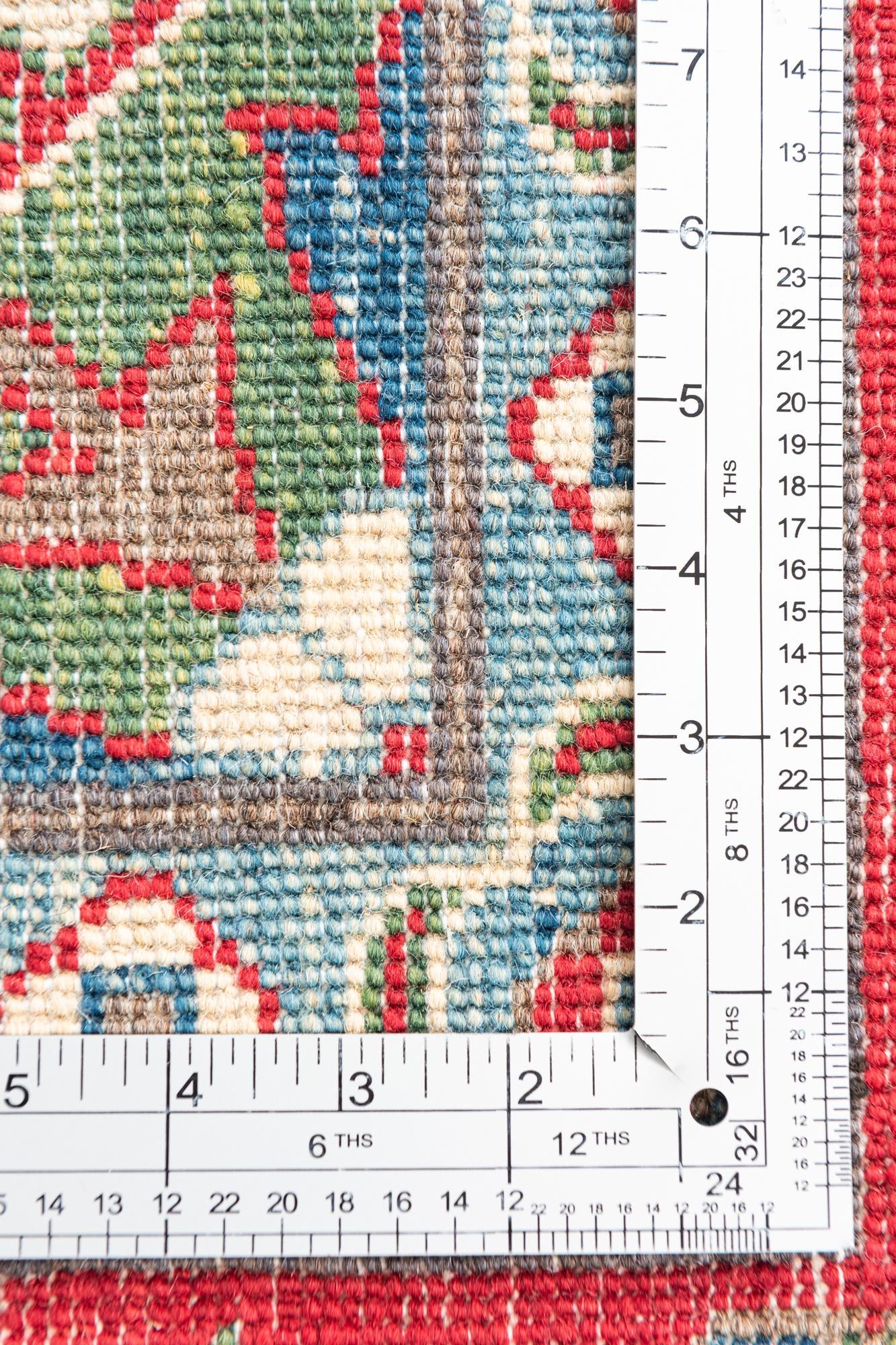 6' 6 x 9' 7 Hand Knotted Kazak Rug
