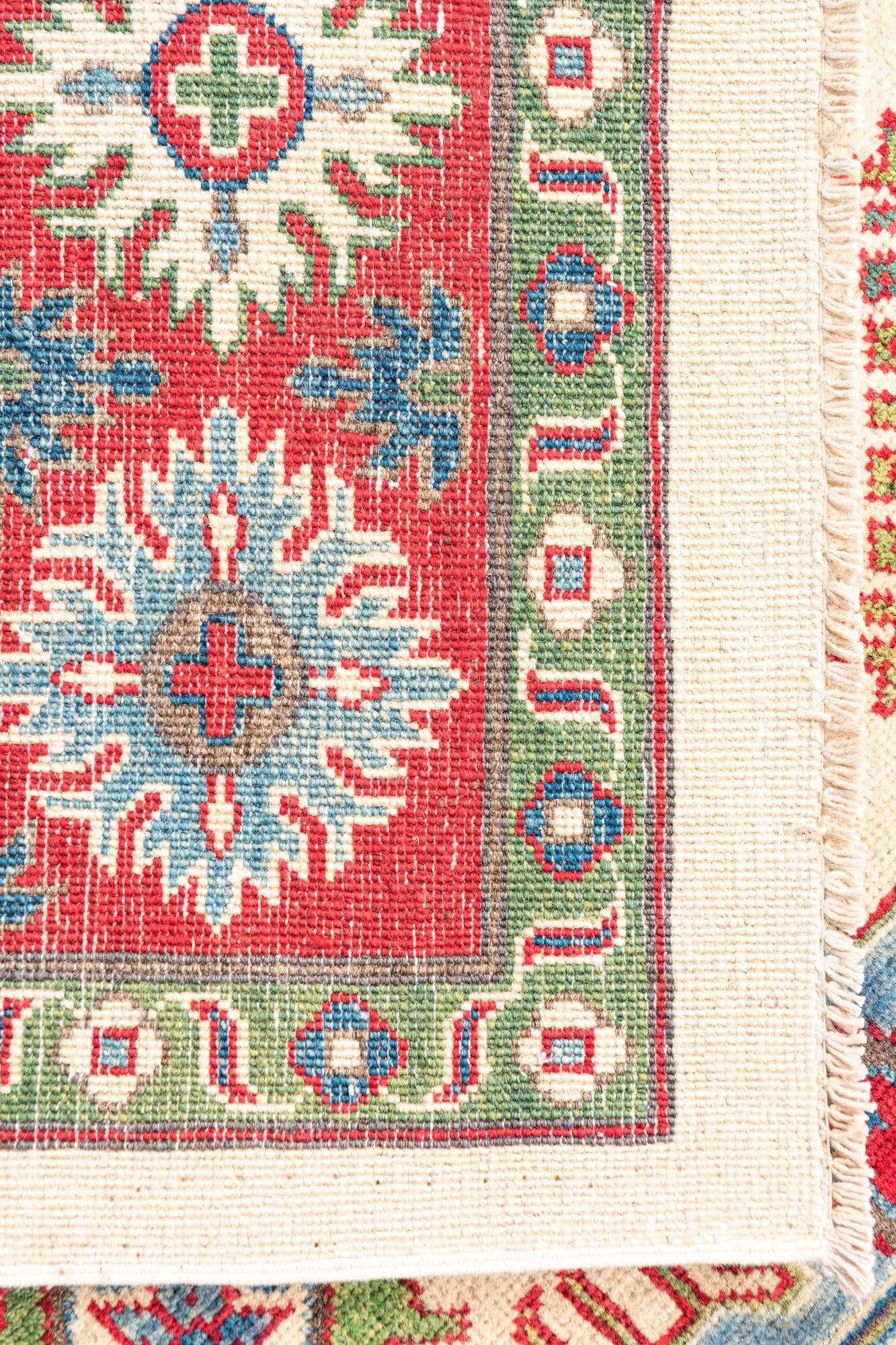 6' 6 x 9' 7 Hand Knotted Kazak Rug