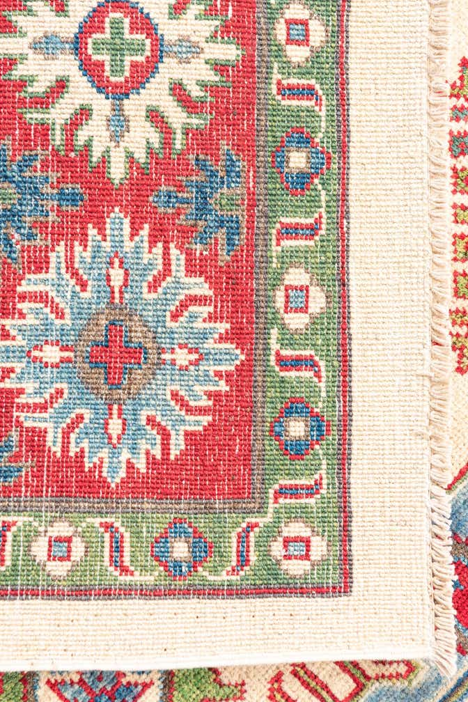 6' 6 x 9' 7 Hand Knotted Kazak Rug
