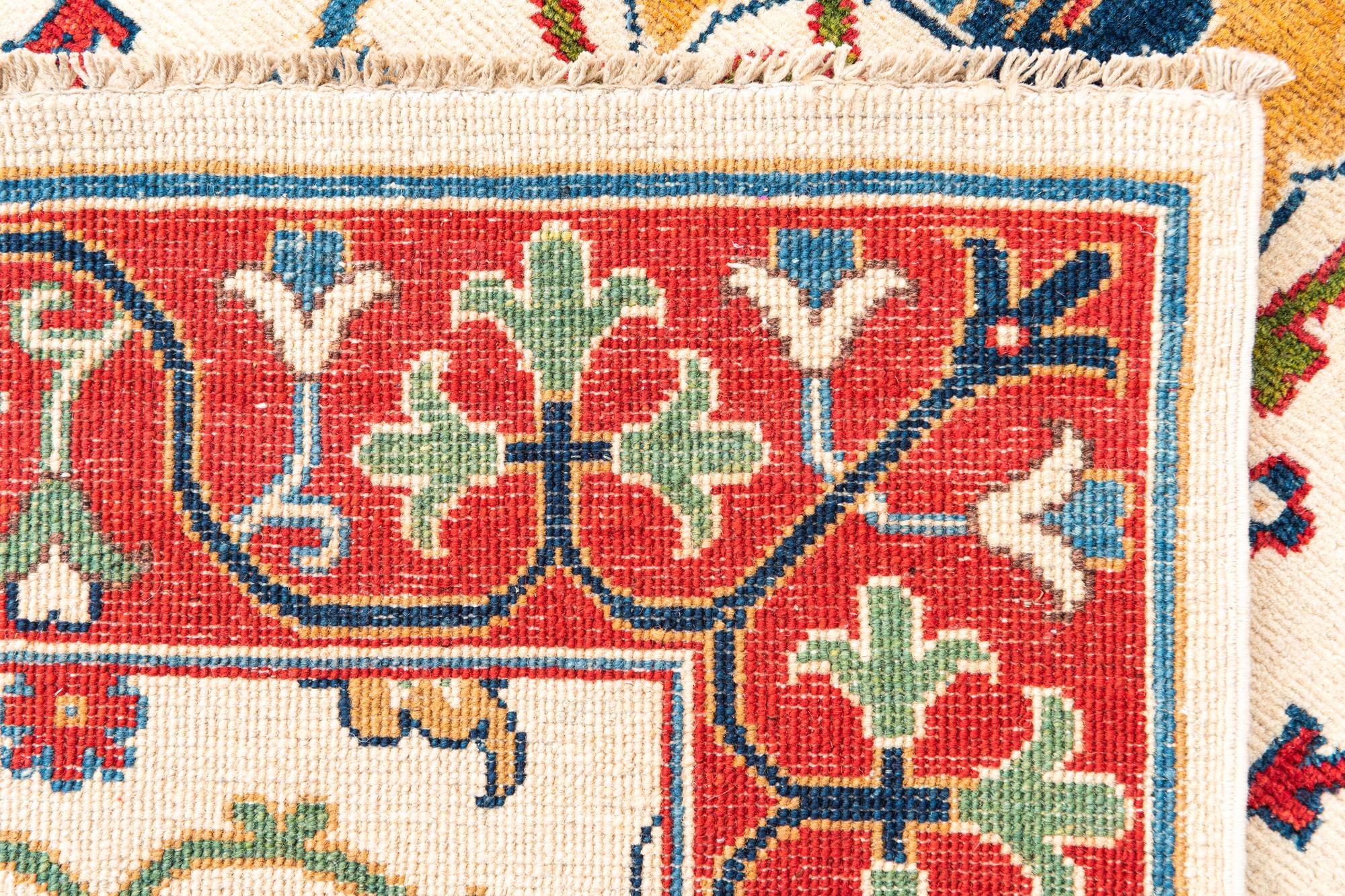4' 10 x 7' 3 Hand Knotted Kazak Rug