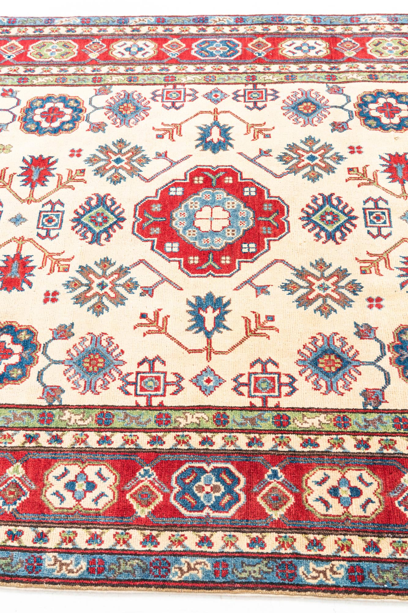5' 1 x 7' Hand Knotted Kazak Rug