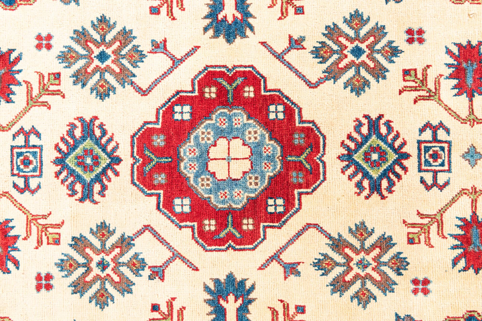 5' 1 x 7' Hand Knotted Kazak Rug