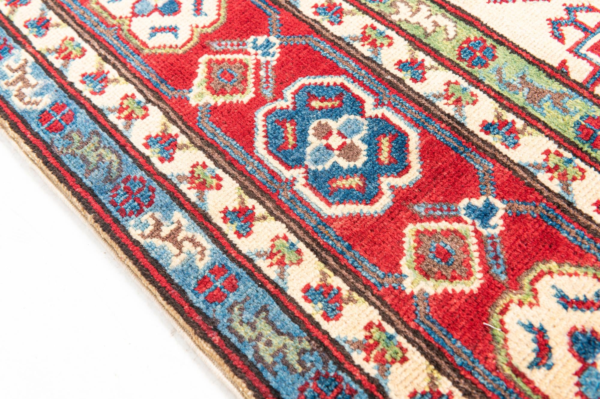 5' 1 x 7' Hand Knotted Kazak Rug