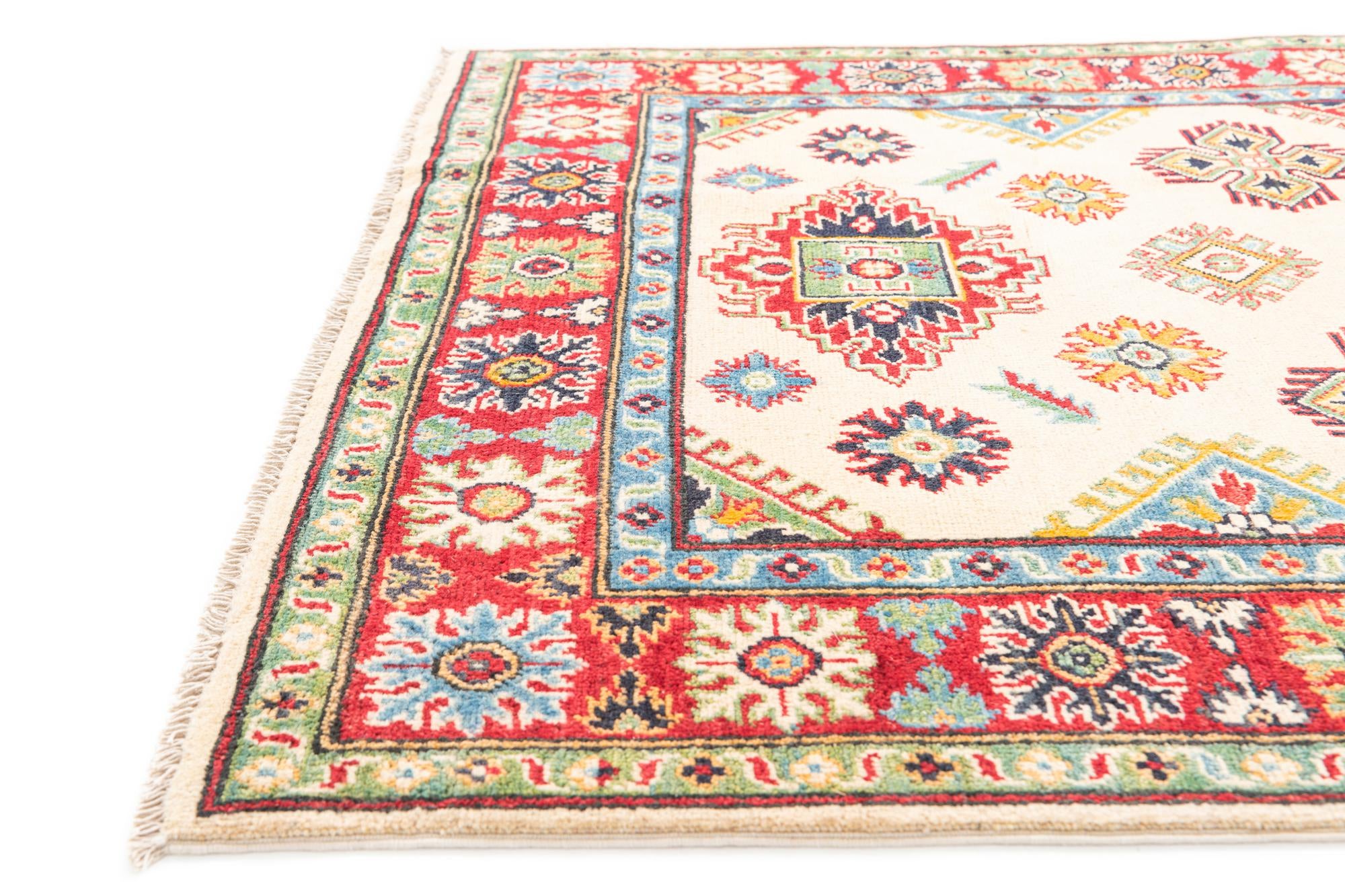 4' x 6' 1 Hand Knotted Kazak Rug