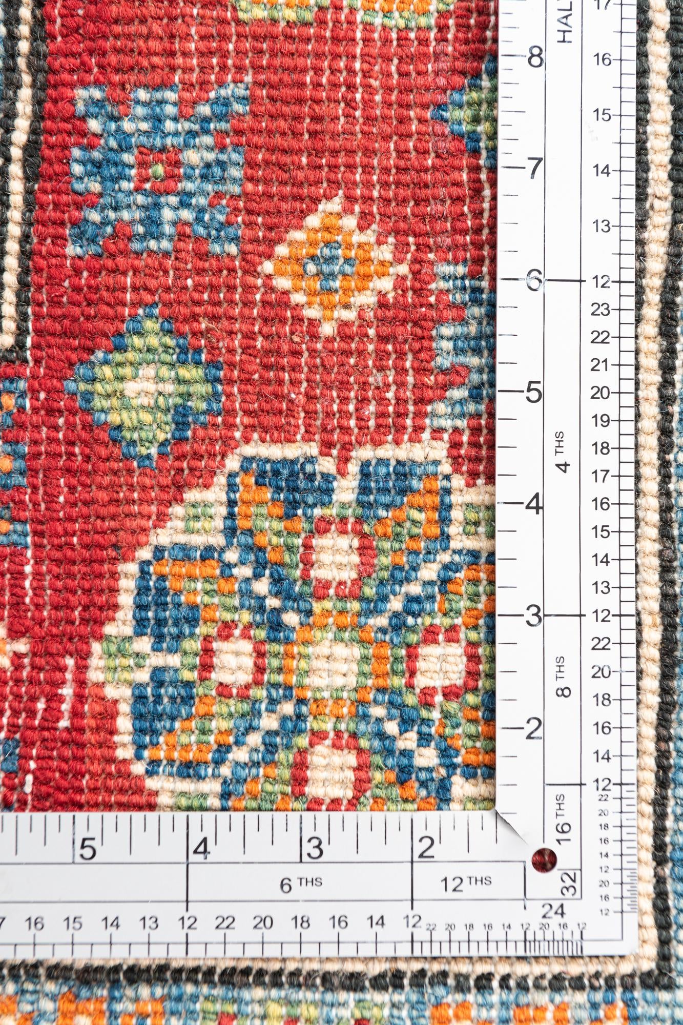 4' 1 x 6' Hand Knotted Kazak Rug