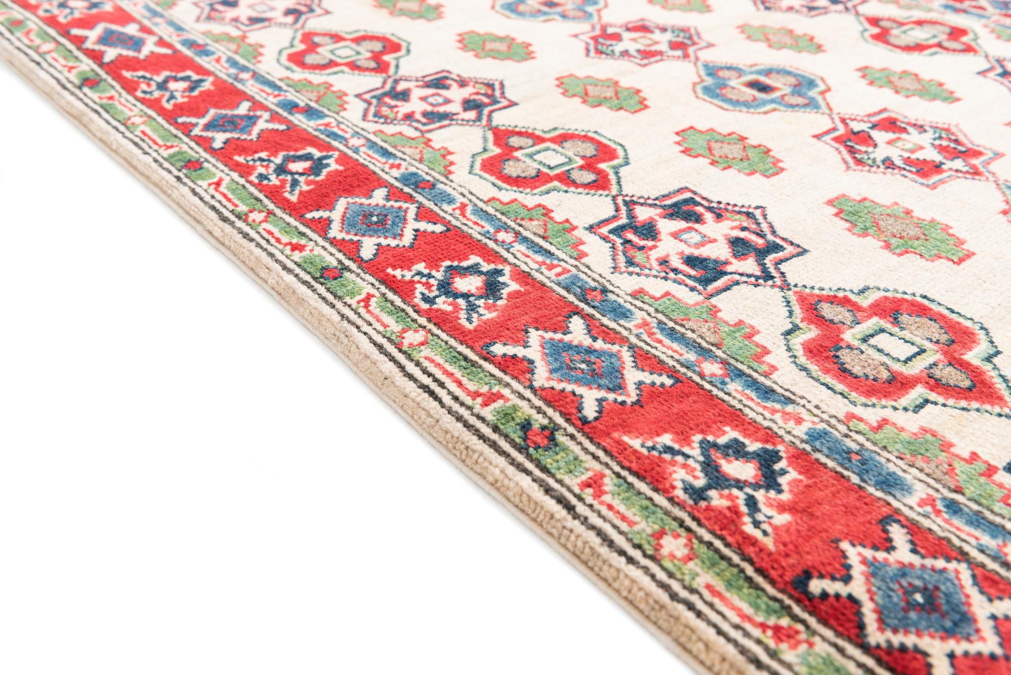3' x 4' 5 Hand Knotted Kazak Rug