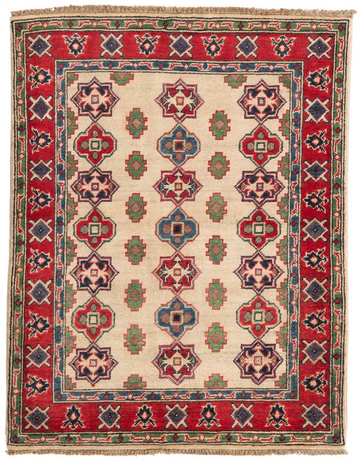 Detail image of 3' x 4' 5 Hand Knotted Kazak Rug