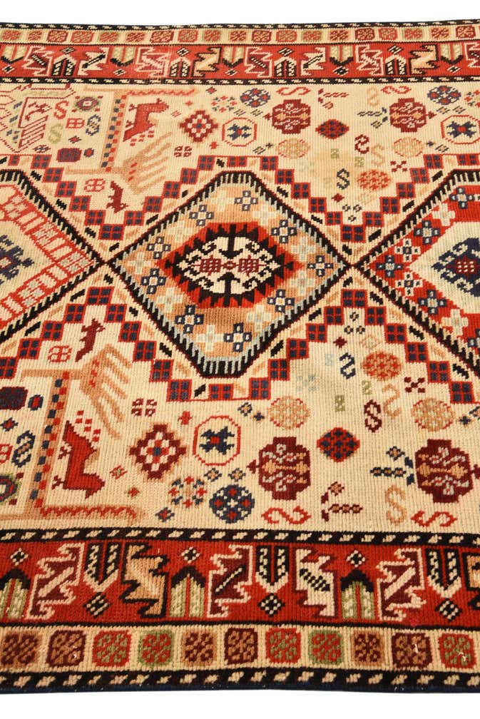 5' x 8' Hand Knotted Kazak Wool Rug