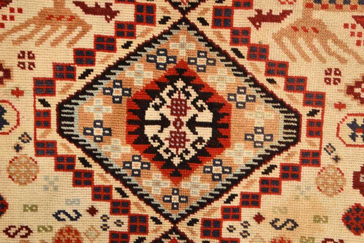 5' x 8' Hand Knotted Kazak Wool Rug