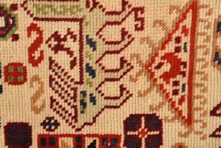 5' x 8' Hand Knotted Kazak Wool Rug