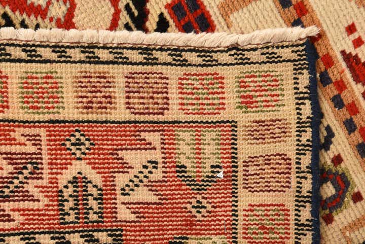 5' x 8' Hand Knotted Kazak Wool Rug