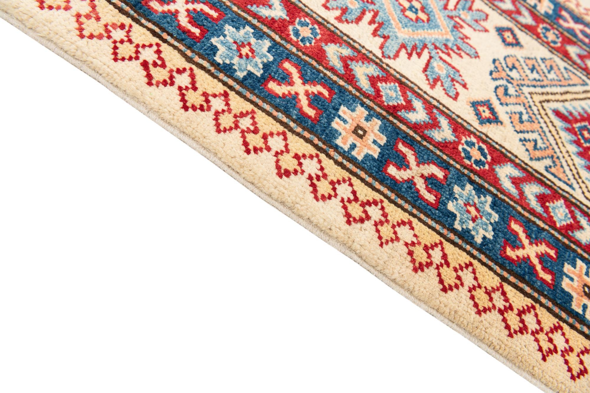 9' 2 x 11' 8 Hand Knotted Kazak Rug