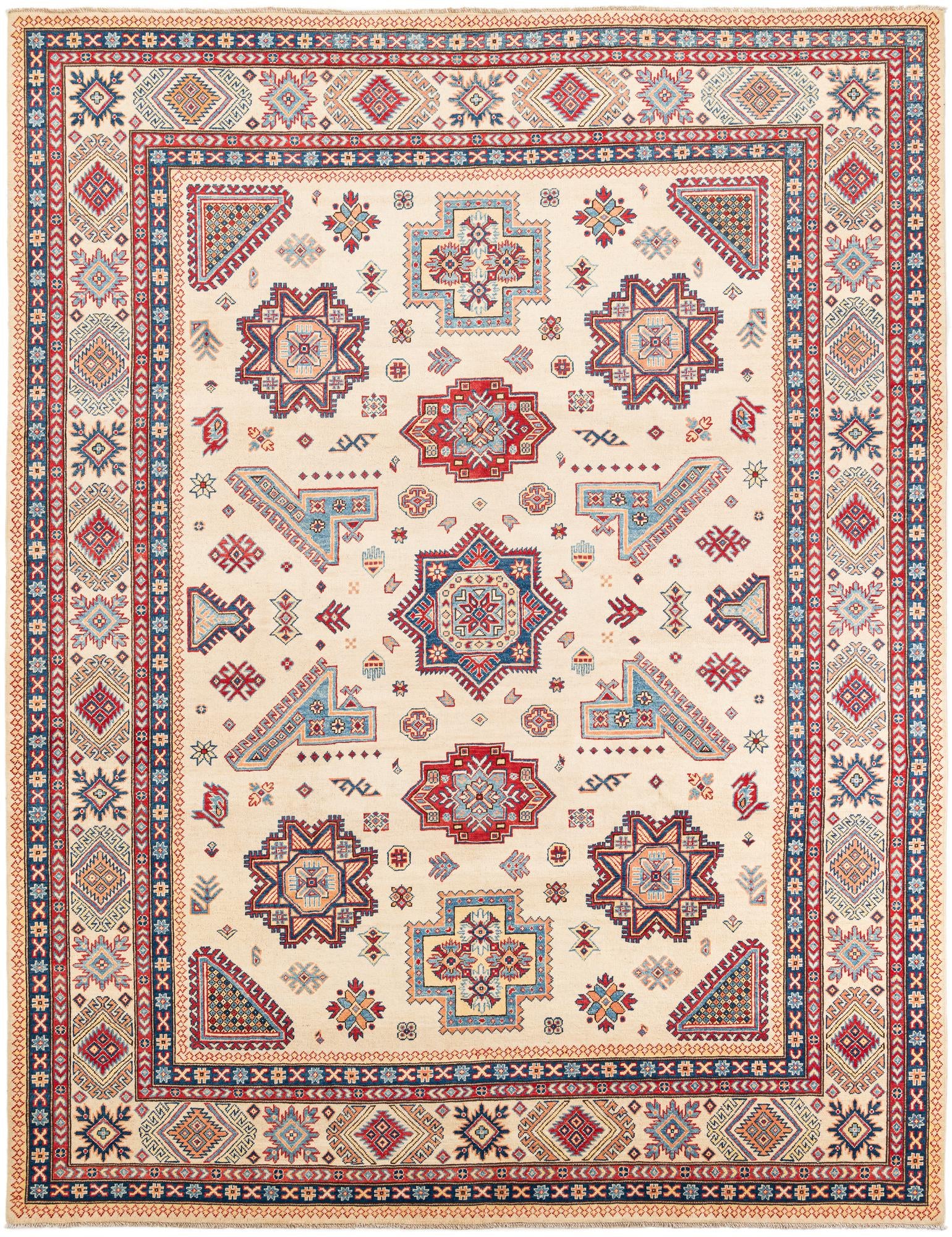 9' 2 x 11' 8 Hand Knotted Kazak Rug