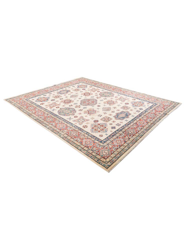 Detail image of 8' x 9' 8 Hand Knotted Kazak Rug