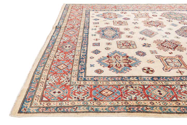 8' x 9' 8 Hand Knotted Kazak Rug