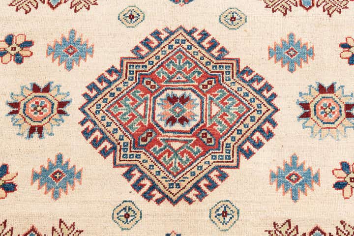 8' x 9' 8 Hand Knotted Kazak Rug