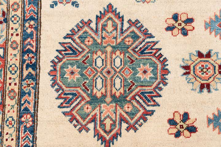 8' x 9' 8 Hand Knotted Kazak Rug