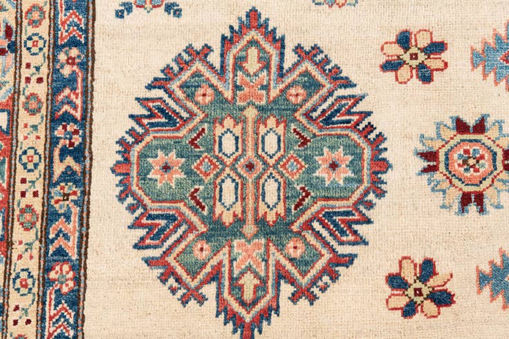 Detail image of 8' x 9' 8 Hand Knotted Kazak Rug