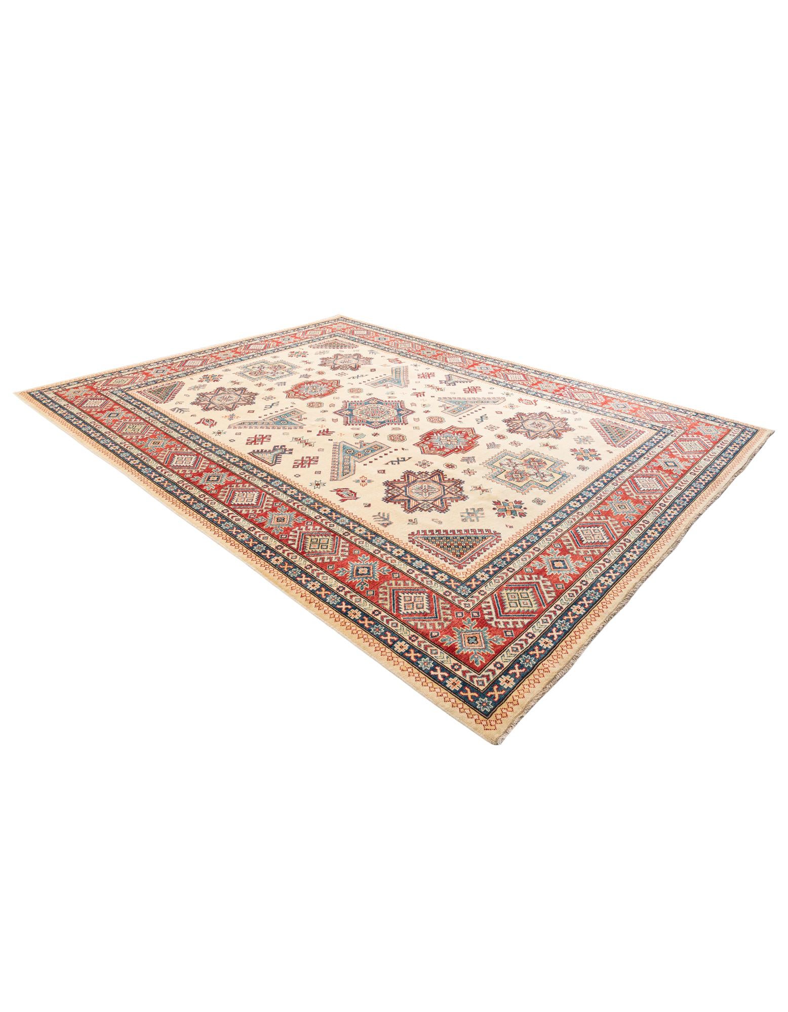 9' 2 x 11' 9 Hand Knotted Kazak Rug