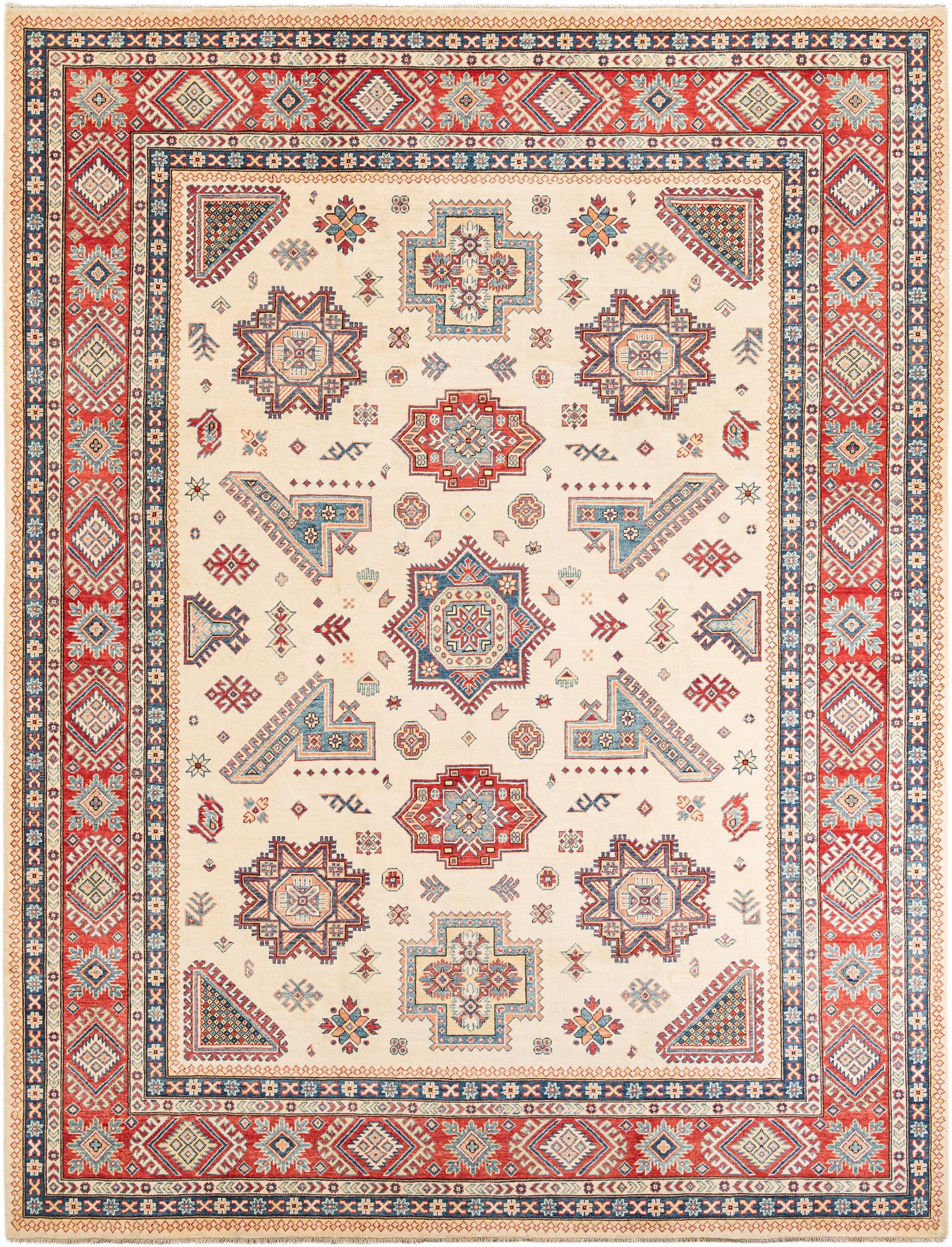 9' 2 x 11' 9 Hand Knotted Kazak Rug