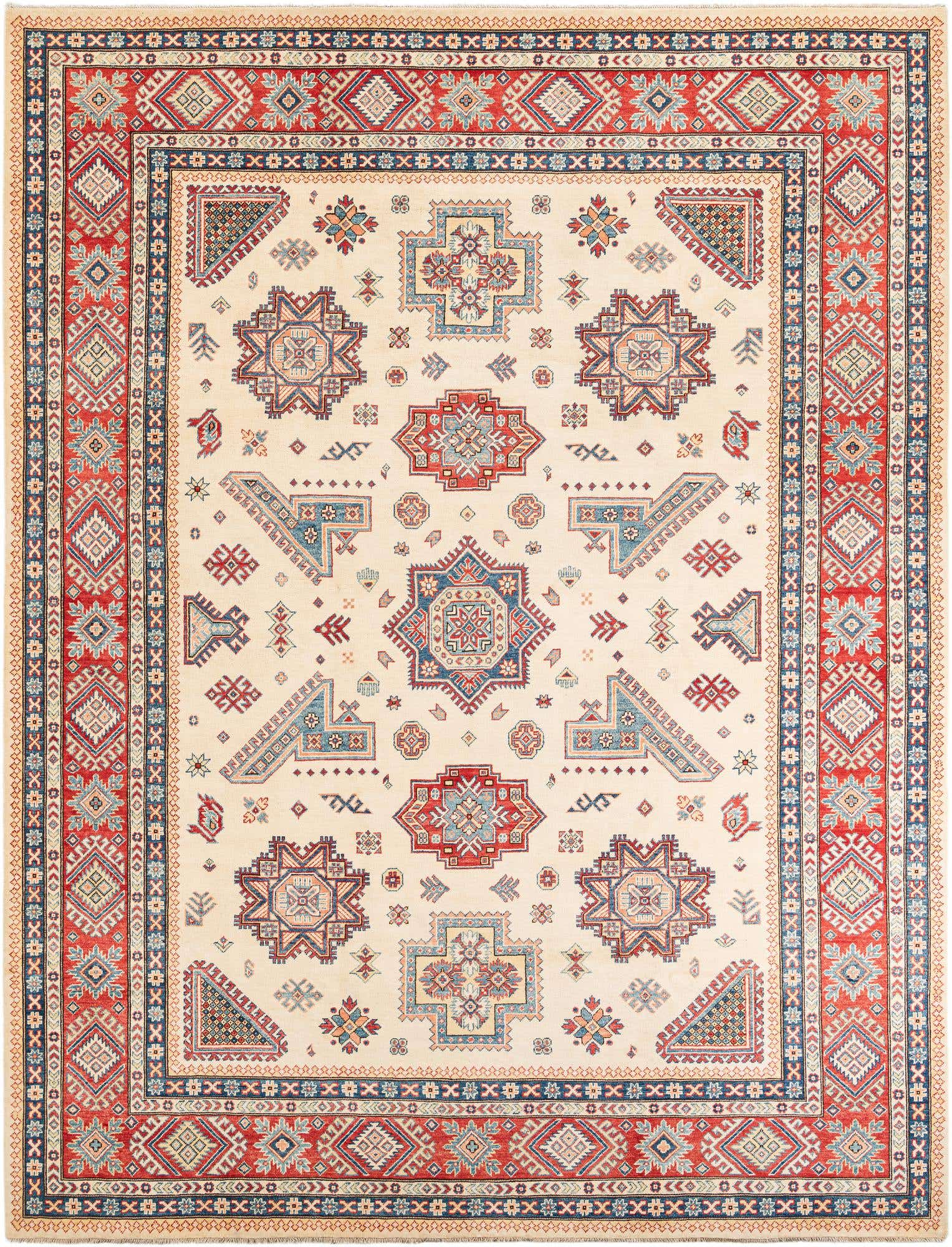 9' 2 x 11' 9 Hand Knotted Kazak Rug