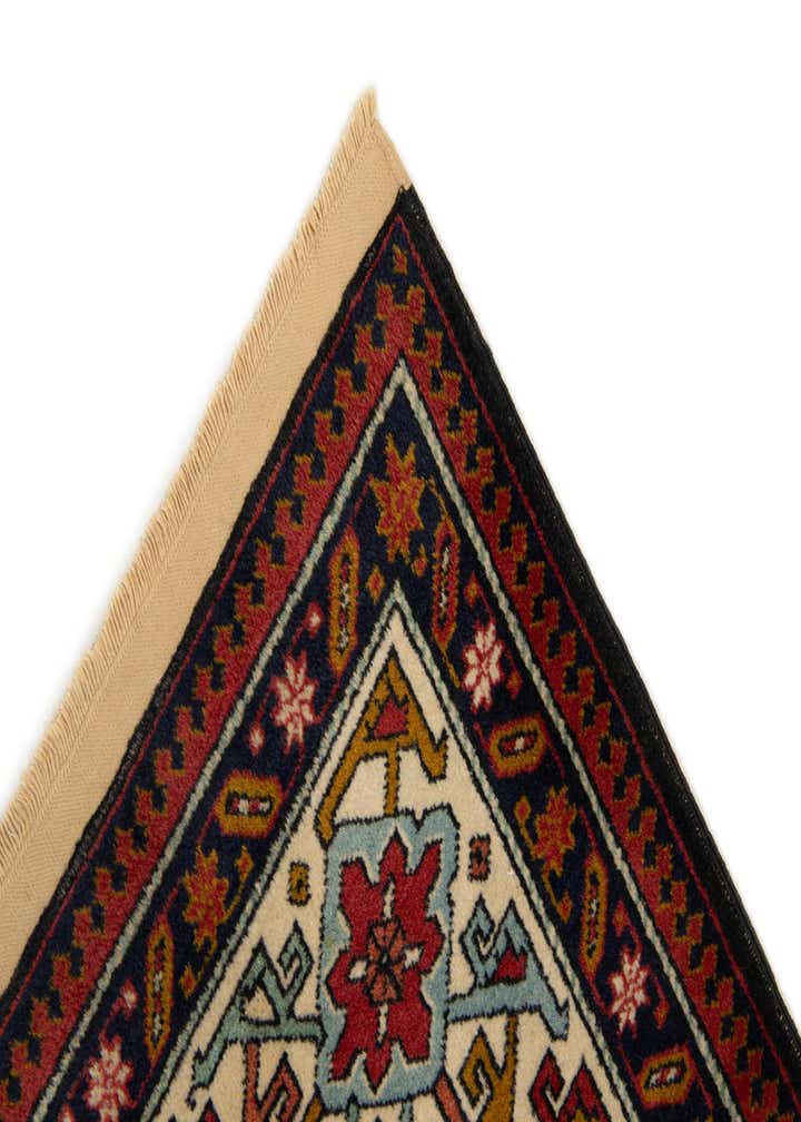 7' 9 x 9' 11 Hand Knotted Kazak Wool Rug
