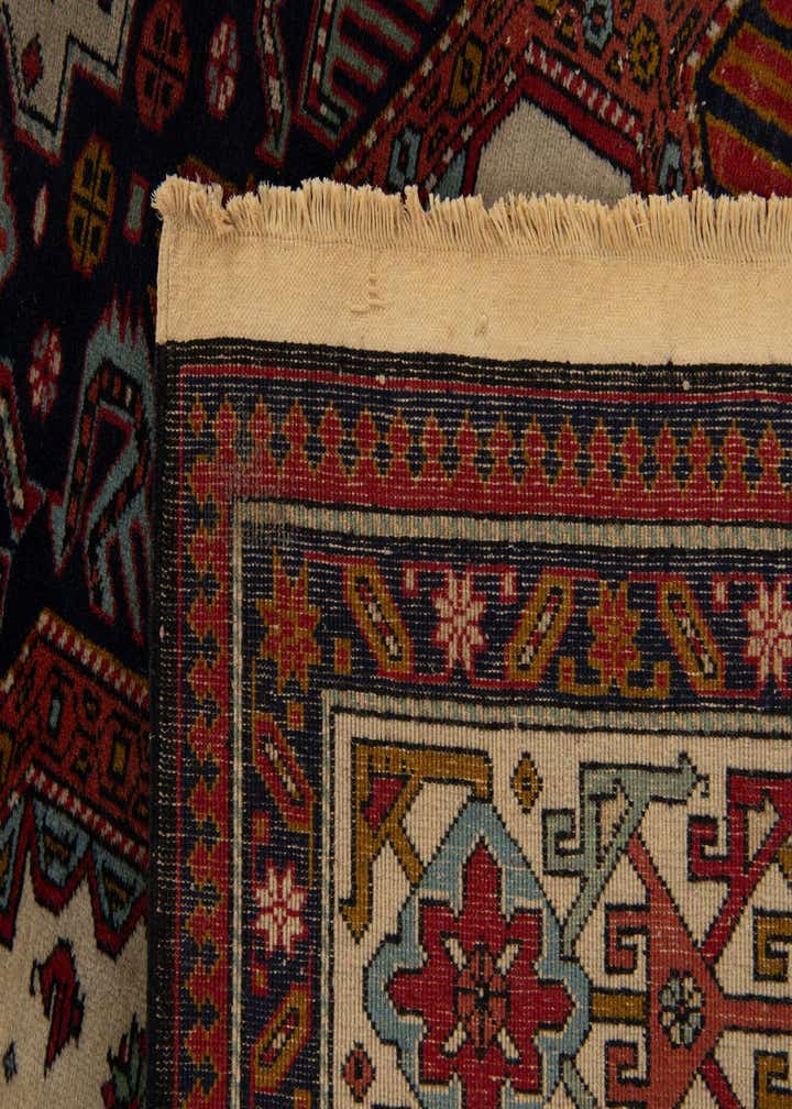 7' 9 x 9' 11 Hand Knotted Kazak Wool Rug