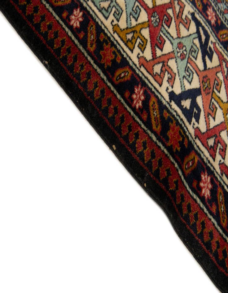 Detail image of 7' 9 x 9' 11 Hand Knotted Kazak Wool Rug