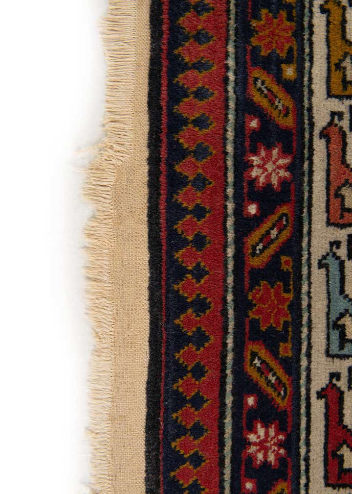 7' 9 x 9' 11 Hand Knotted Kazak Wool Rug