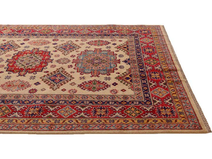 6' 1 x 9' Hand Knotted Kazak Rug