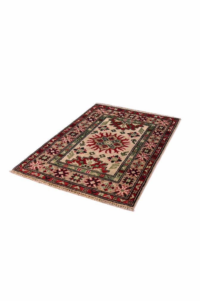 2' x 3' Hand Knotted Kazak Rug